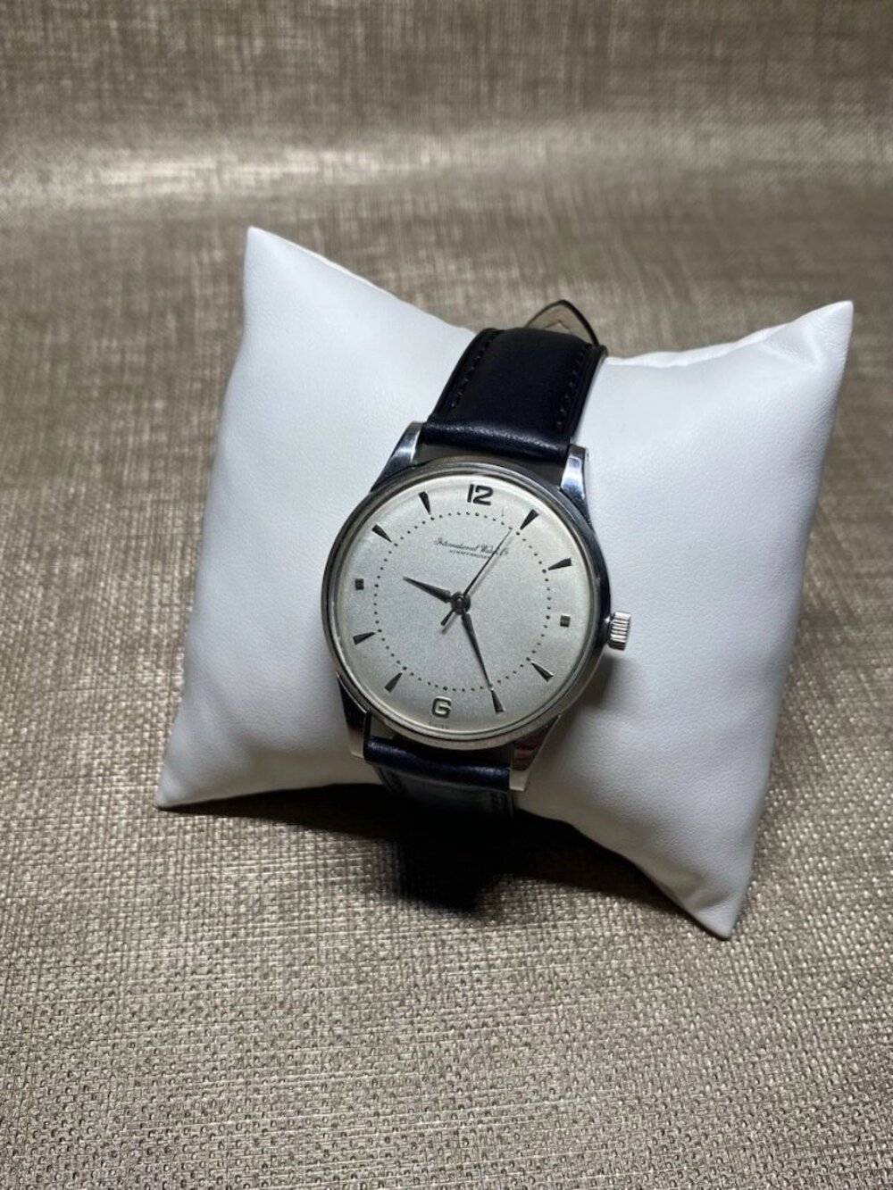 1943 IWC Schaffhausen Cal 83 Oversize 37mm Staybrite Steel WWII Era Watch - Picture 4 of 16